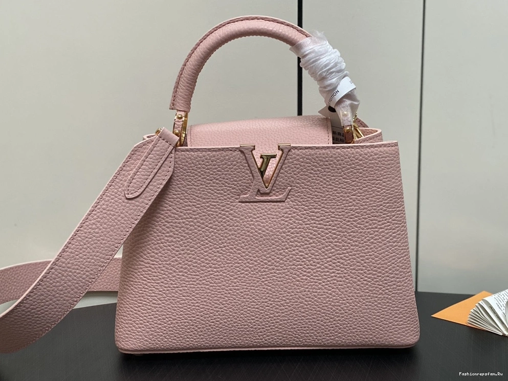 FS CHEAP CAPUCINES VUITTON BB-27*18*9CM LOUIS 0725